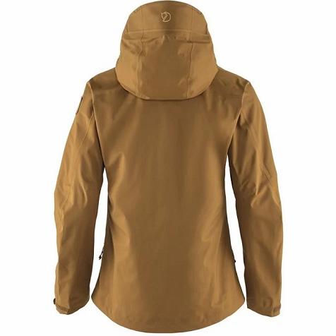 Fjallraven Keb Eco Shell Jacket Brown Singapore For Women (SG-131866)